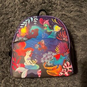 Danielle Nicole Little Mermaid Backpack - Purple and Multicolor